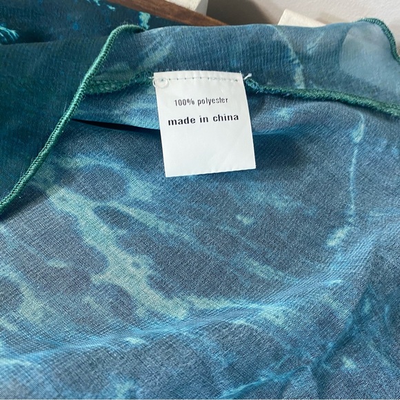 Knit & Love Women’s Green/Ivory Cardigan Cover Medium - Picture 9 of 9